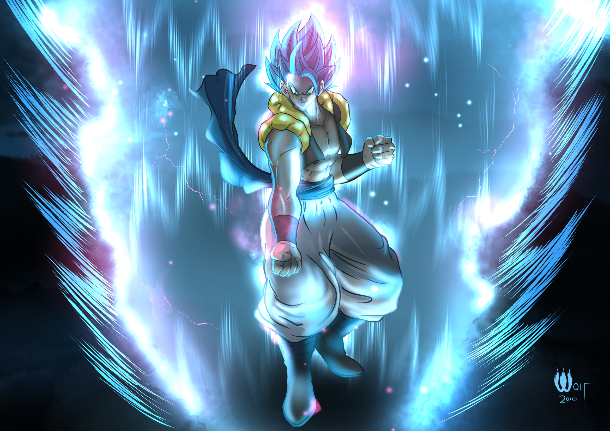 Gogeta Blue wallpaper by PowerNinja135 - Download on ZEDGE™