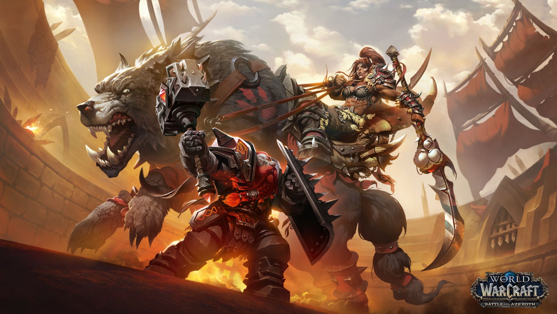 Download Video Game World Of Warcraft: Battle For Azeroth HD Wallpaper