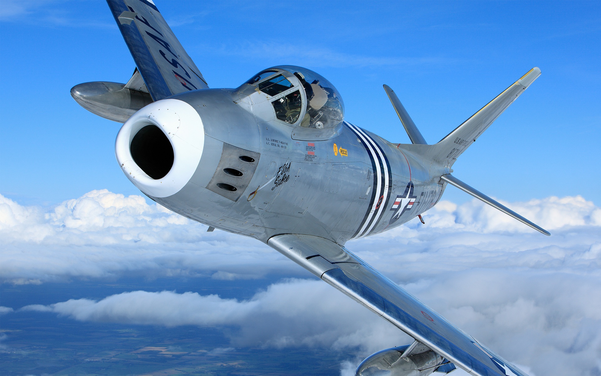 Military North American F-86 Sabre HD Wallpaper | Background Image