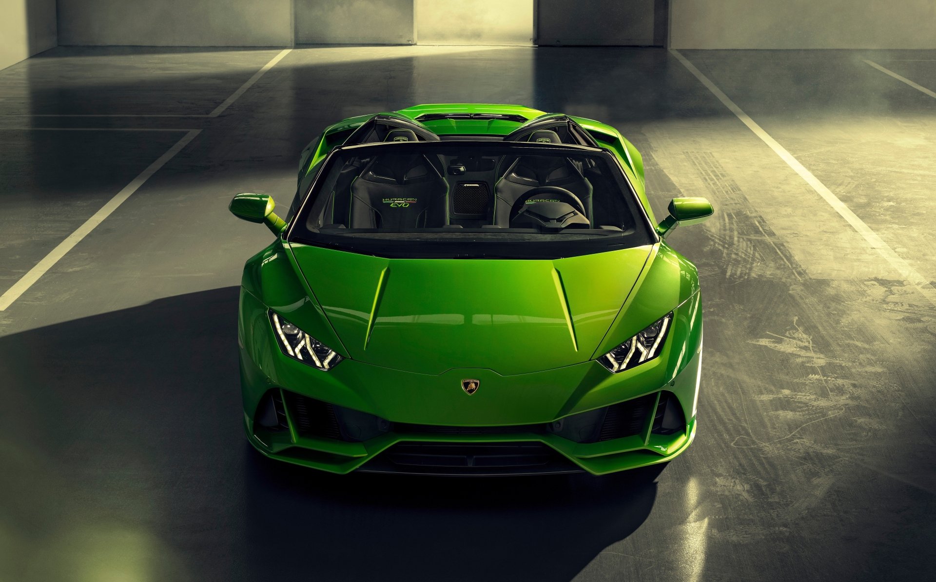 Download Supercar Green Car Car Lamborghini Vehicle Lamborghini Huracan Evo 4k Ultra HD Wallpaper