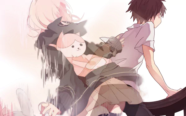 Usami (Danganronpa) Hajime Hinata Chiaki Nanami video game Danganronpa 2: Goodbye Despair HD Desktop Wallpaper | Background Image