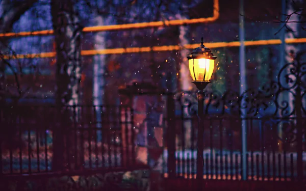 light man made lamp post HD Desktop Wallpaper | Background Image
