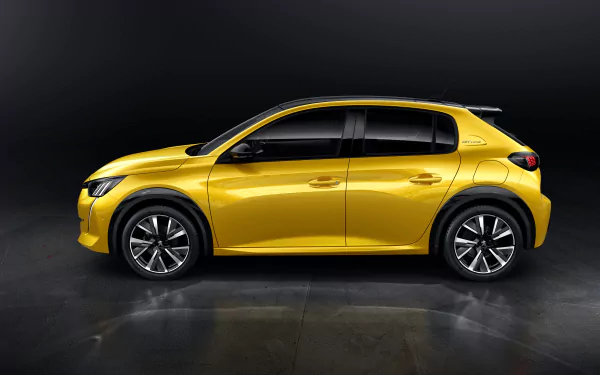 yellow car car Peugeot vehicle Peugeot 208 HD Desktop Wallpaper | Background Image