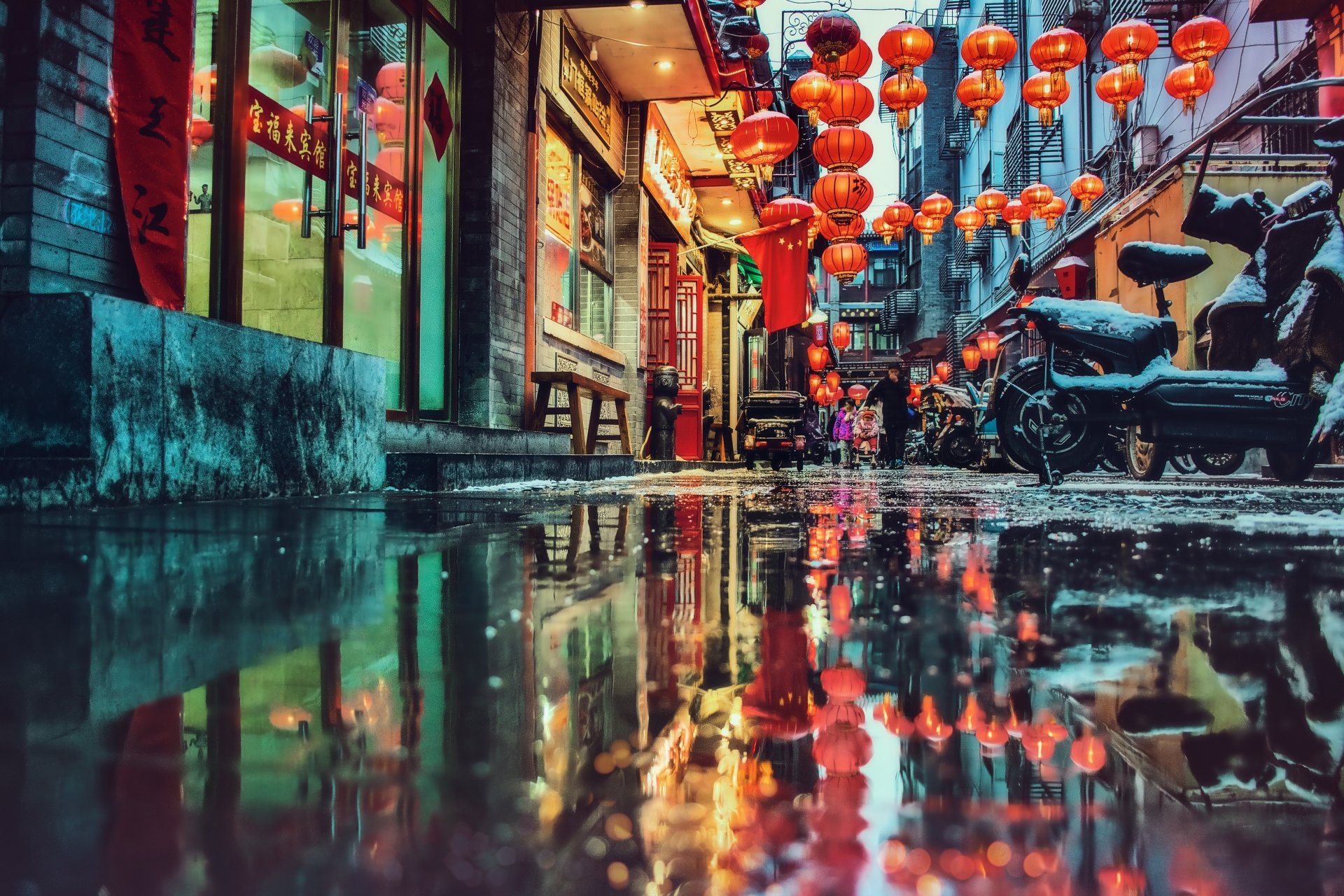 Download Chinatown Man Made Street 4k Ultra HD Wallpaper by zhang kaiyv