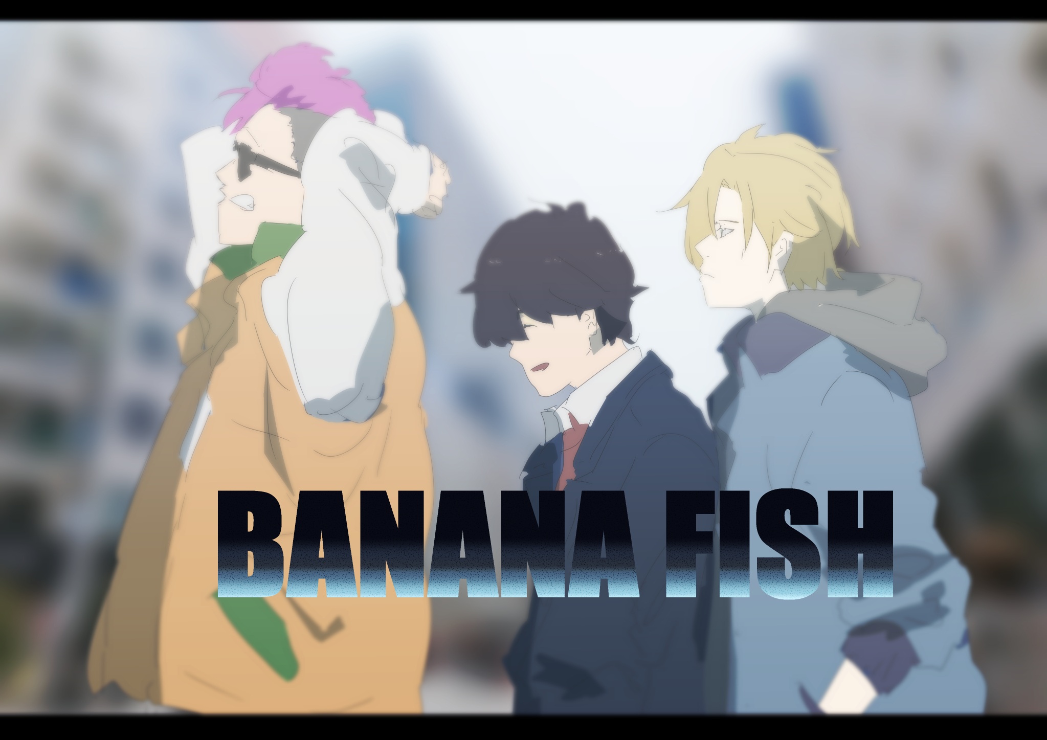 Banana fish, anime, ash, eiji, lynx, manga, HD phone wallpaper