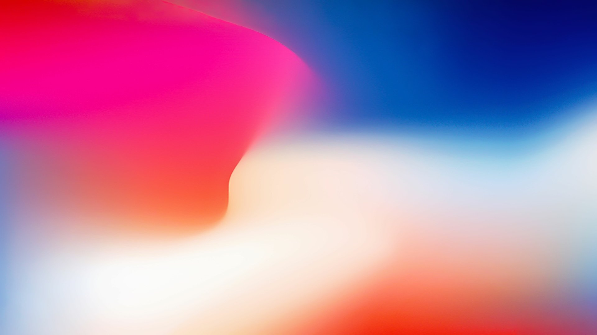 Abstract colors in an 8K Ultra HD PC desktop wallpaper and background: soft, blurred gradients of blue, pink, red and white blending into a smooth, ethereal field.