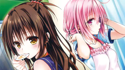  Momo Belia Deviluke &amp; Yuuki Mikan by Kentaro Yabuki