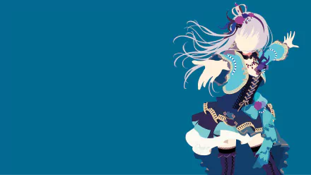 minimalist Yukina Minato Anime BanG Dream! minimalist anime HD Desktop Wallpaper | Background Image