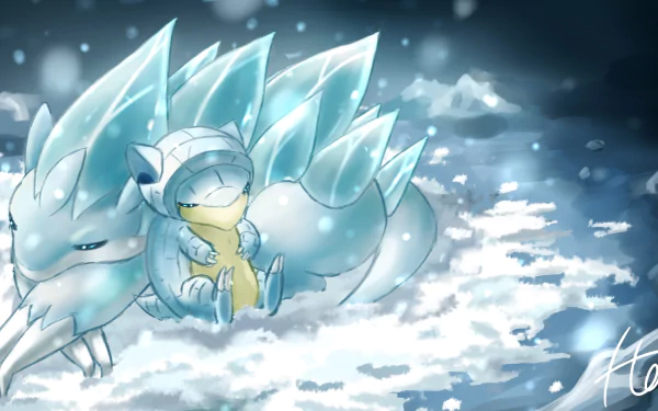 Sandslash (Pokémon) Sandshrew (Pokémon) video game Pokémon: Sun and Moon HD Desktop Wallpaper | Background Image