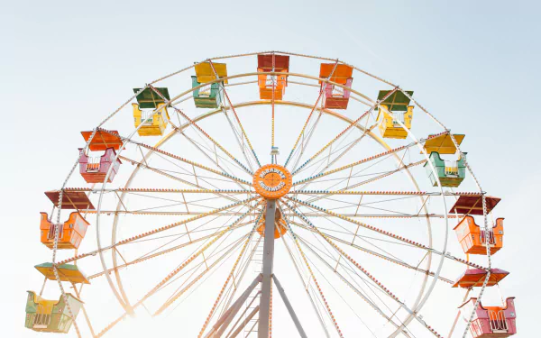 amusement park man made ferris wheel HD Desktop Wallpaper | Background Image