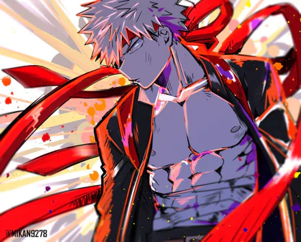 Katsuki Bakugou Anime My Hero Academia HD Desktop Wallpaper | Background Image