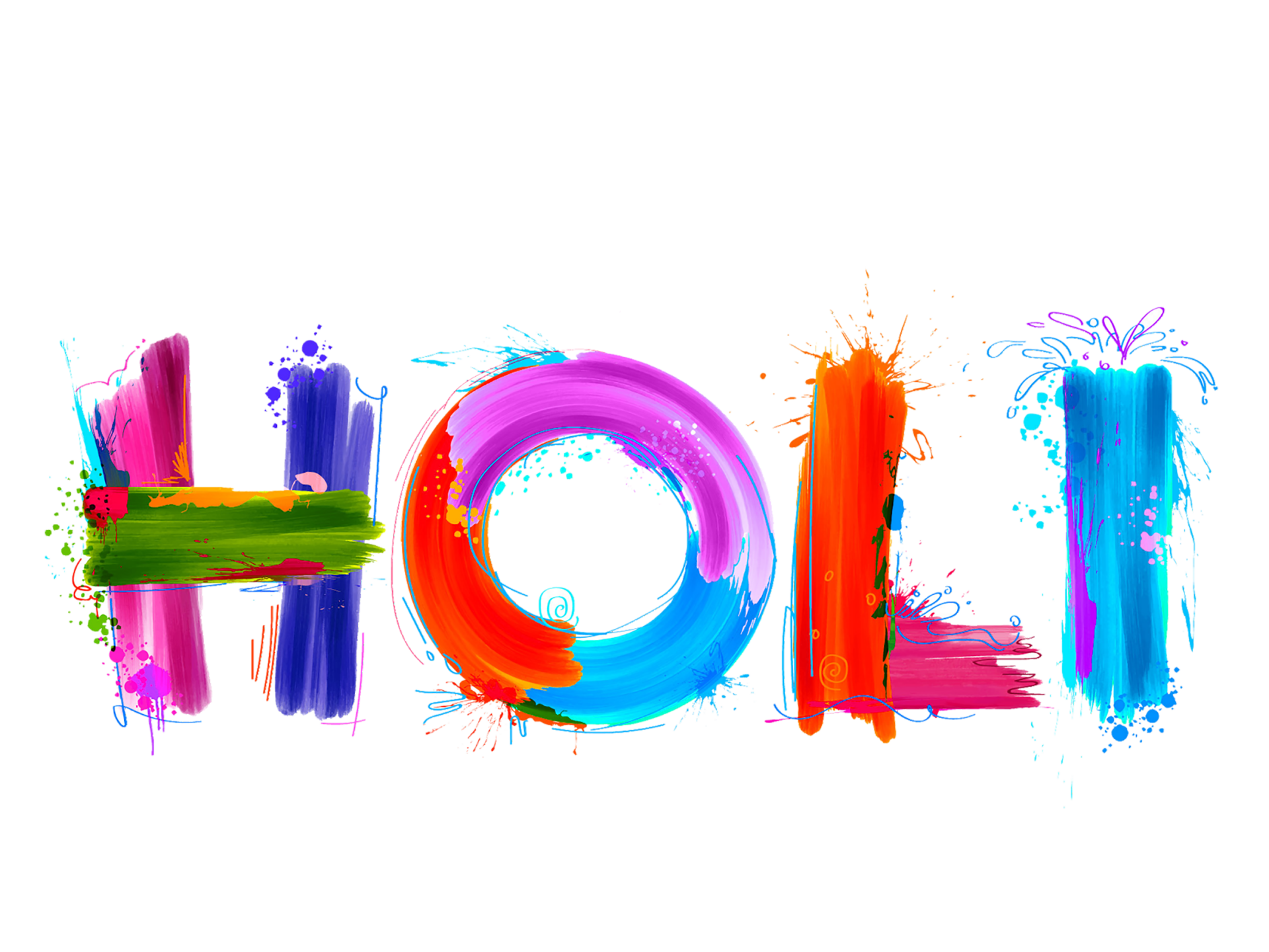 Download Colors Holiday Holi HD Wallpaper